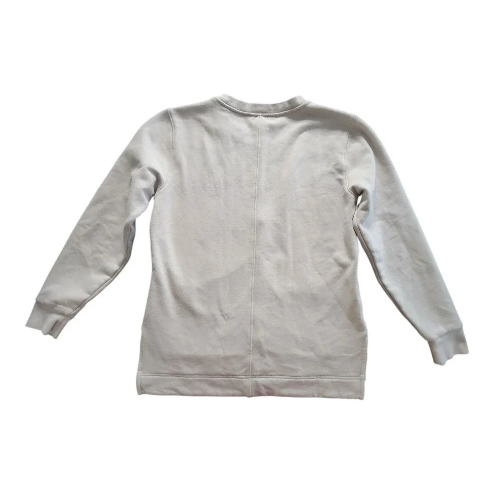 Athleta Retroplush Crew Neck Sweatshirt Size XS Extra Small Gym Sport Cozy - Picture 2 of 10